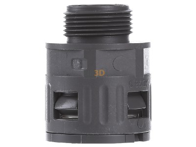 View on the left Flexa RQG-M AD28,5/M25gr Straight connector for corrugated hose 
