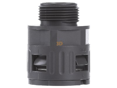 View on the right Flexa RQG-M AD28,5/M25gr Straight connector for corrugated hose 
