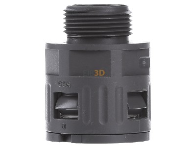 Back view Flexa RQG-M AD28,5/M25gr Straight connector for corrugated hose 

