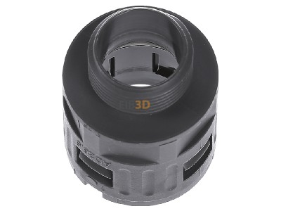 View up front Flexa RQG-M AD28,5/M25gr Straight connector for corrugated hose 
