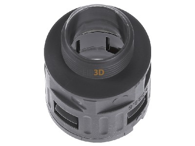 View top left Flexa RQG-M AD28,5/M25gr Straight connector for corrugated hose 
