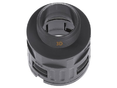Top rear view Flexa RQG-M AD28,5/M25gr Straight connector for corrugated hose 
