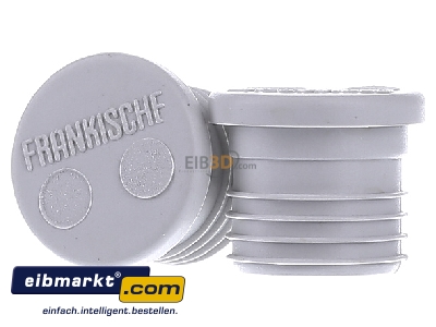 Back view Frnkische FWVS-E 20 Closure plug for installation tube 20mm
