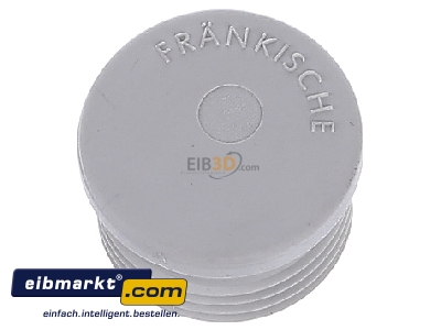 View up front Frnkische FWVS-E 25 Closure plug for installation tube 25mm - 
