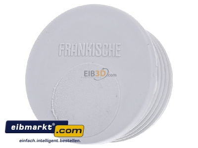 Front view Frnkische FWVS-E 40 Closure plug for installation tube 40mm
