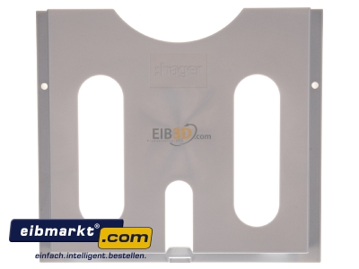 Ansicht oben vorne Plantasche, univers T33mm, selbstklebend FZ818 Hager FZ818