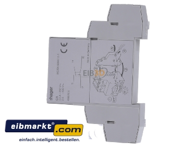 View on the right Hager MZ520N Auxiliary contact block 0 NO/0 NC
