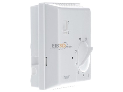 Ansicht links Hager EK051 Thermostat Bimetall,�ffnungsk. 