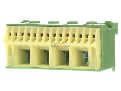 Front view Hager KN18E Grounding rail 
