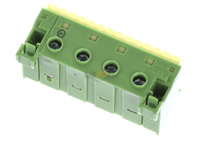 Top rear view Hager KN18E Grounding rail 
