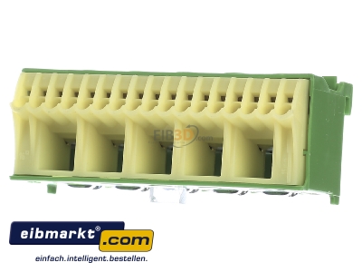 Front view Hager KN22E Earthing rail for distribution board
