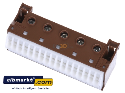 Ansicht oben vorne Hager KN22P SSK,Phasenklemme 22 Klemmstellen 
