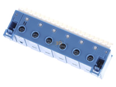 Top rear view Hager KN26N Grounding rail 
