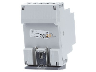 Back view Hager EK186 Analogue temperature controller 
