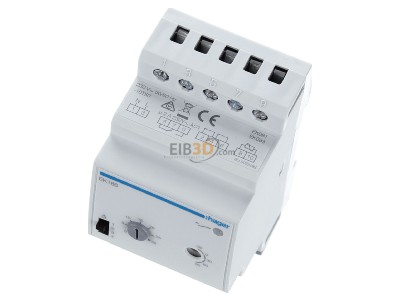 View up front Hager EK186 Analogue temperature controller 
