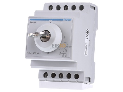 Front view Hager SK606 Control switch for distribution board 
