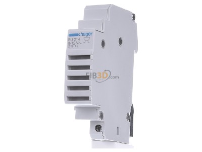 Front view Hager SU214 Alarm unit for distribution board 
