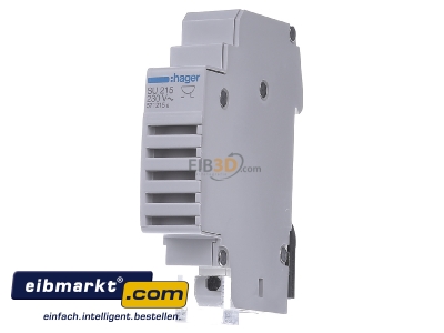 Front view Hager SU215 Alarm unit for distribution board
