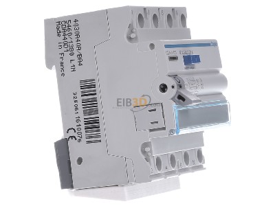 View on the left Hager CDA440D Residual current circuit breaker 4-pole, 40A/30mA, 
