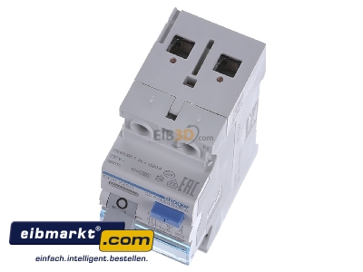 View up front Hager CDS225D Residual current breaker 2-p 25/0,03A
