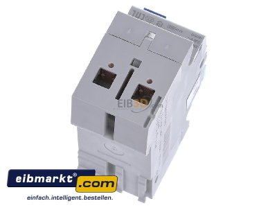 Top rear view Hager CDS225D Residual current breaker 2-p 25/0,03A
