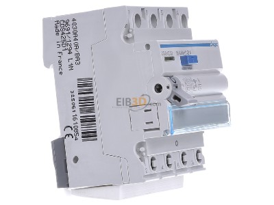 View on the left Hager CDS425D Residual current breaker 4-p 
