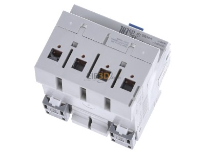 Top rear view Hager CDS425D Residual current breaker 4-p 
