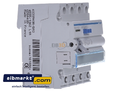 View on the left Hager CDS440D Residual current breaker 4-p 40/0,03A
