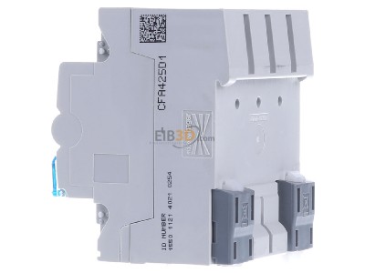 View on the right Hager CFA425D Residual current breaker 4-p 
