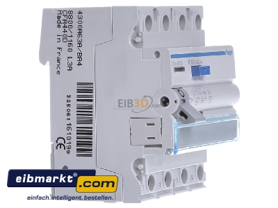 View on the left Hager CFA440D Residual current breaker 4-p 40/0,3A - 
