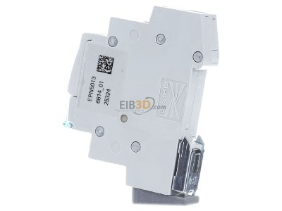 View on the right Hager EPN501 Latching relay 48V AC 
