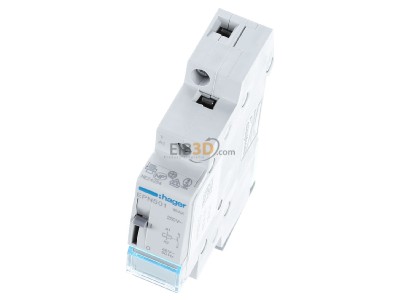 View up front Hager EPN501 Latching relay 48V AC 

