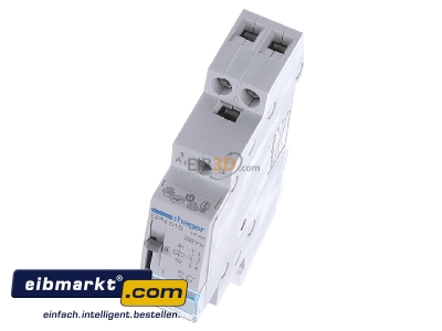 View up front Hager EPN518 Latching relay 24V AC
