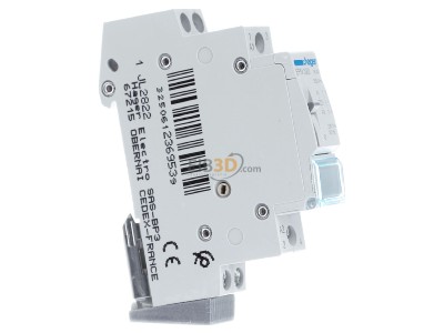 View on the left Hager EPN520 Latching relay 230V AC 
