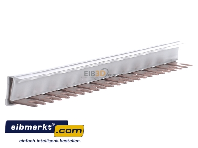 View on the right Hager KDN180A Phase busbar 1-p 16mm 210mm 
