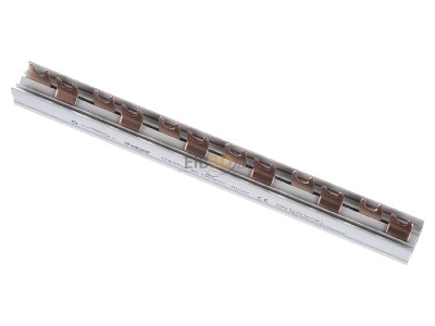 View up front Hager KDN263A Phase busbar 2-p 10mm 210mm 
