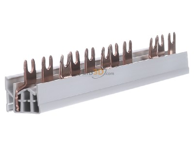 View on the right Hager KDN363F 3-pole phase rail + neutral conductor for residual current device, 10mm, 
