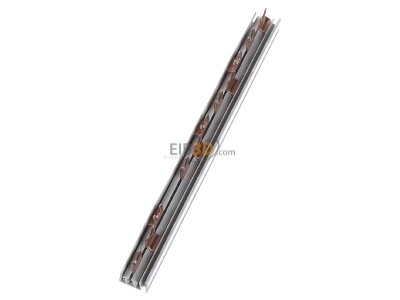 View top left Hager KDN363F 3-pole phase rail + neutral conductor for residual current device, 10mm, 
