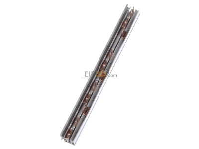 View top right Hager KDN363F 3-pole phase rail + neutral conductor for residual current device, 10mm, 
