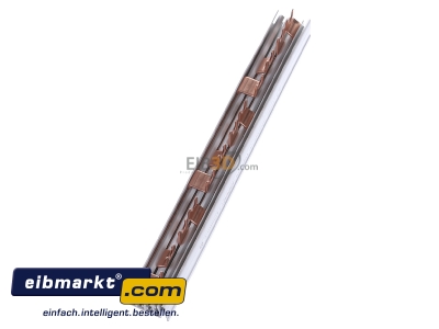 View top left Hager KDN480A Phase busbar 4-p 16mm 210mm
