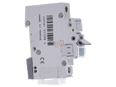 View on the left Hager MBN106 Miniature circuit breaker 1-p B6A 
