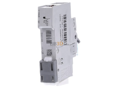 Back view Hager MBN116 Miniature circuit breaker 1-pin B-16A, 
