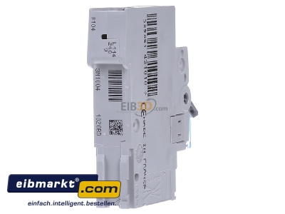 Ansicht hinten Hager MBN120 Leitungsschutzschalter 1pol. B-20A, 6kA 