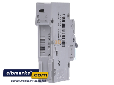 Back view Hager MBN125 Miniature circuit breaker 1-p B25A
