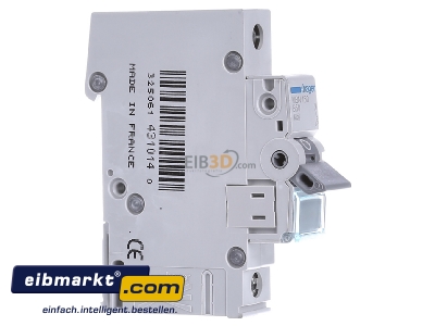View on the left Hager MBN150 Miniature circuit breaker 1-p B50A 
