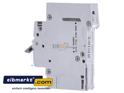 View on the right Hager MBN150 Miniature circuit breaker 1-p B50A 
