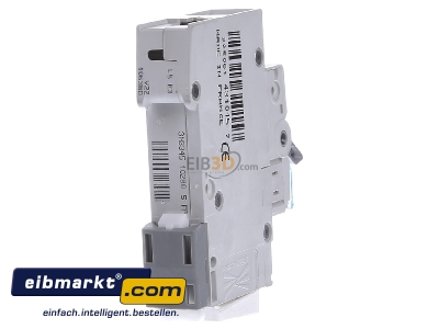 Back view Hager MBN163 Miniature circuit breaker 1-p B63A 
