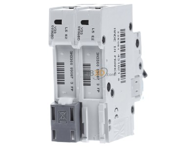 Back view Hager MBN206 Miniature circuit breaker 2-p B6A 
