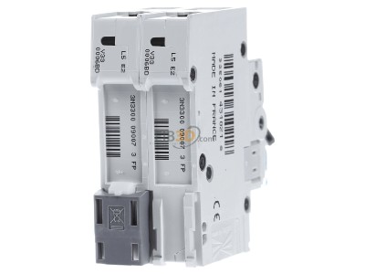 Ansicht hinten Hager MBN206 Leitungsschutzschalter 2pol. B-6A, 6kA 