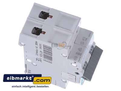 View top left Hager MBN220 Miniature circuit breaker 2-p B20A - 
